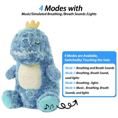 Soothing Elephant Plush Toy with Music & Light
