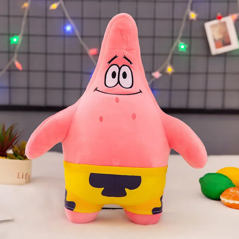 Big Size Cute SpongeBob & Patrick Star Plush Toy - Soft Hug Pillow Gift