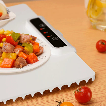 Foldable Food Warmer Tray With Adjustable Temperature
