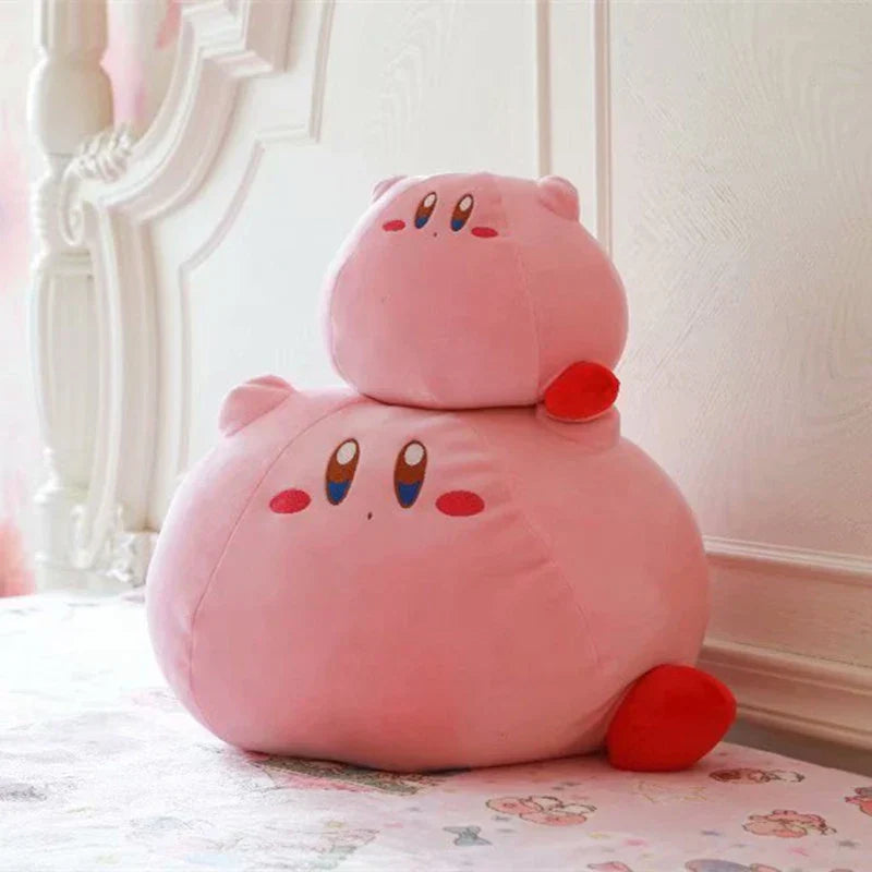 Cute Kirby Plush Doll - Adorable Stuffed Toy for Kids' Birthdays!