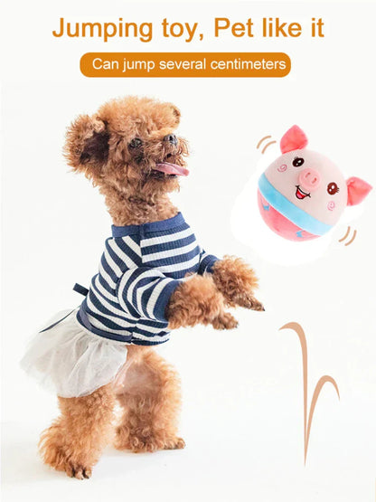 Electric Plush Toy Ball - Interactive Pet Toy for Dogs