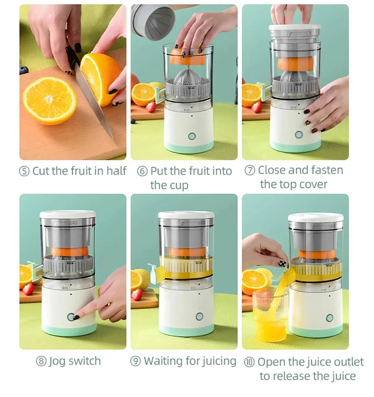 Juiceblast: Portable Electric Juicer