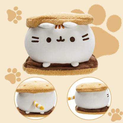 Cute Cartoon Cat Plush Pillow - Soft Comfort for Kids & Family Decor
