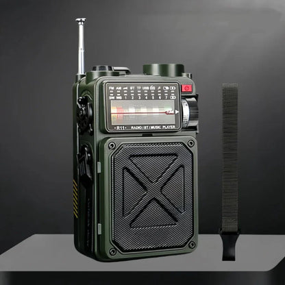 Hand-Crank Generator & Solar Power Bank