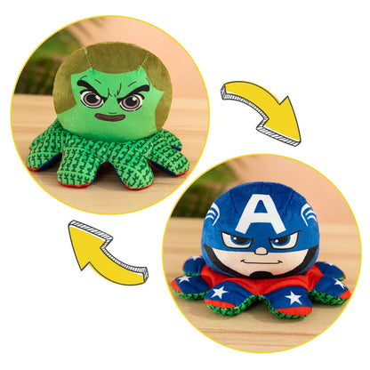 Reversible Superhero Plush Doll 20 to 40 cm