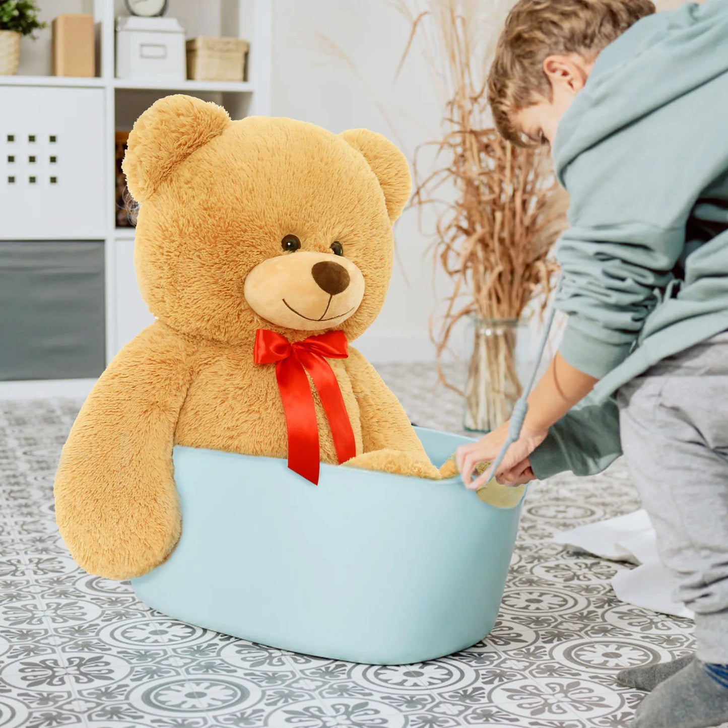 Giant Brown Teddy Bear Plush Toy