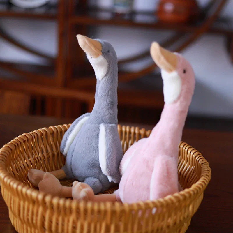 Cute 35cm Long Neck Goose Plush Doll - Soft Toy for Kids & Babies
