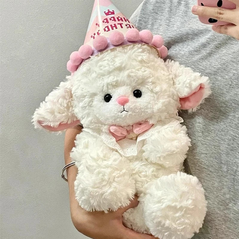 Cute 25cm Plush Sheep Toy Soft Birthday Gift for Kids