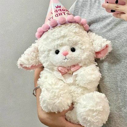 Cute 25cm Plush Sheep Toy Soft Birthday Gift for Kids
