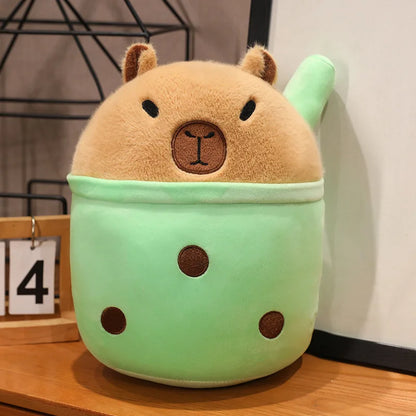 Capibara Cuddle Buddy: Plush Throw Pillow & Doll for Kids' Joy