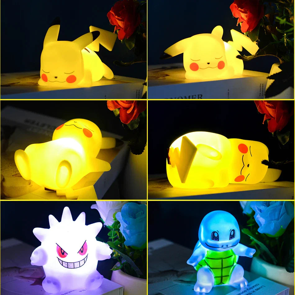Pikachu Night Light | Cute Led Bedroom Lamp