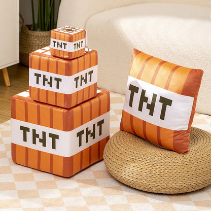 Minecraft TNT Plush Doll - Fun Stuffed Toy for Fans & Collectors