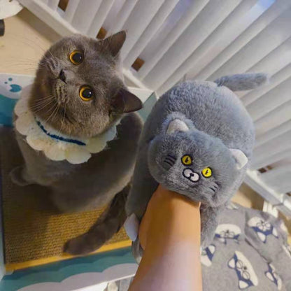 Cuddly Kitty Cat Slippers