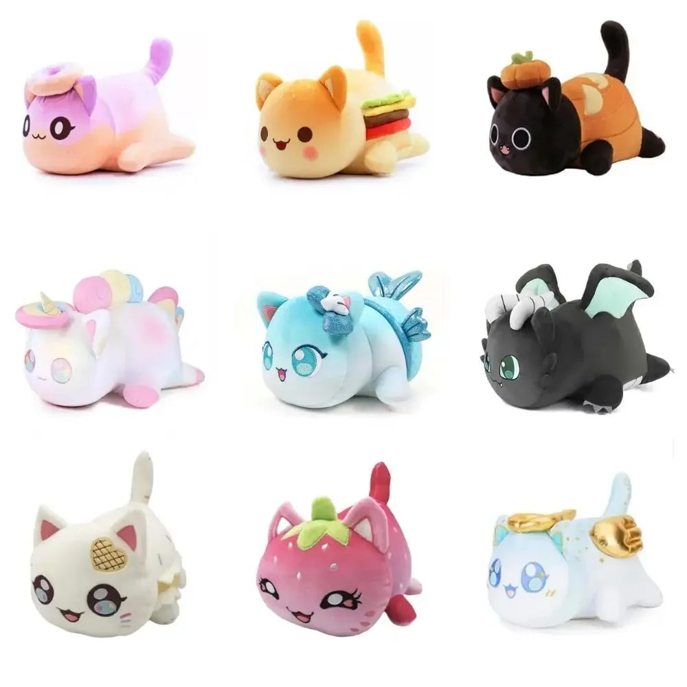 Aphmau Meows Kawaii Cat Plush Toy - Soft Donut & Food Plush Collection