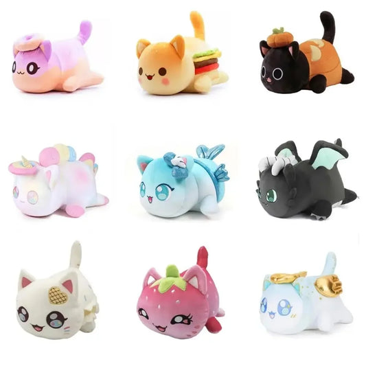 Aphmau Meows Kawaii Cat Plush Toy - Soft Donut & Food Plush Collection