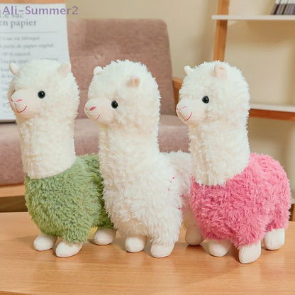 Alpaca Plush Toy 25cm - Soft Cotton Stuffed Doll for Kids and Home Decor