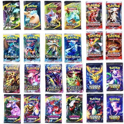 324Pcs Pokemon Cards Sun & Moon XY Evolutions Pokemon Booster Box Collectible Tradiner Card Game
