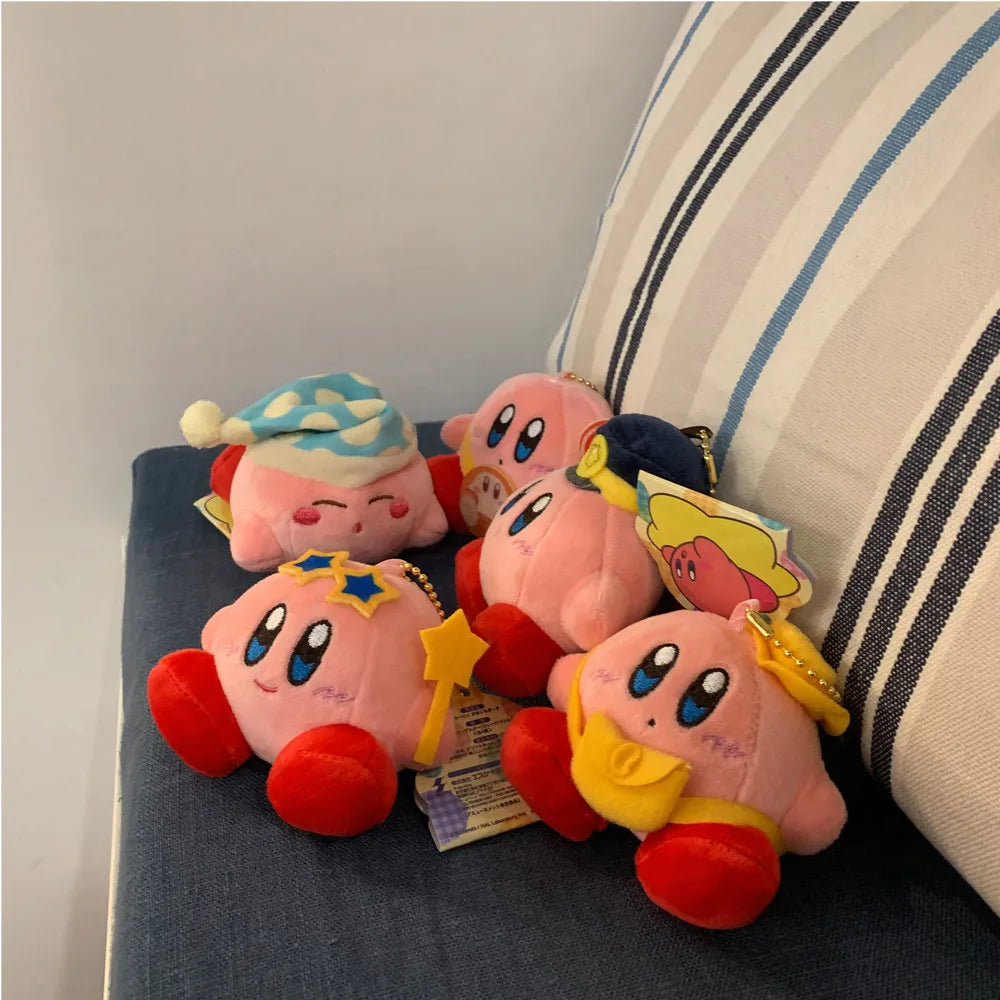 Kawaii Star Kirby Plush Doll Keychain - Cute Gift for Kids & Home Decor