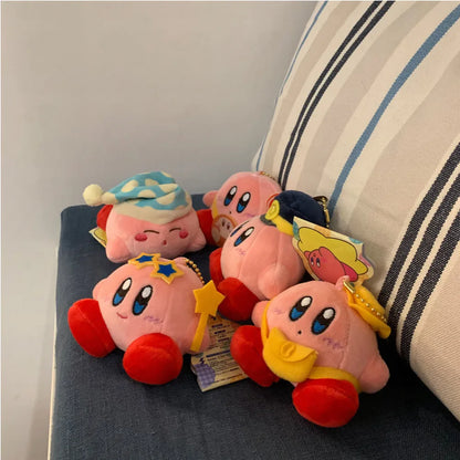Kawaii Star Kirby Plush Doll Keychain - Cute Gift for Kids & Home Decor
