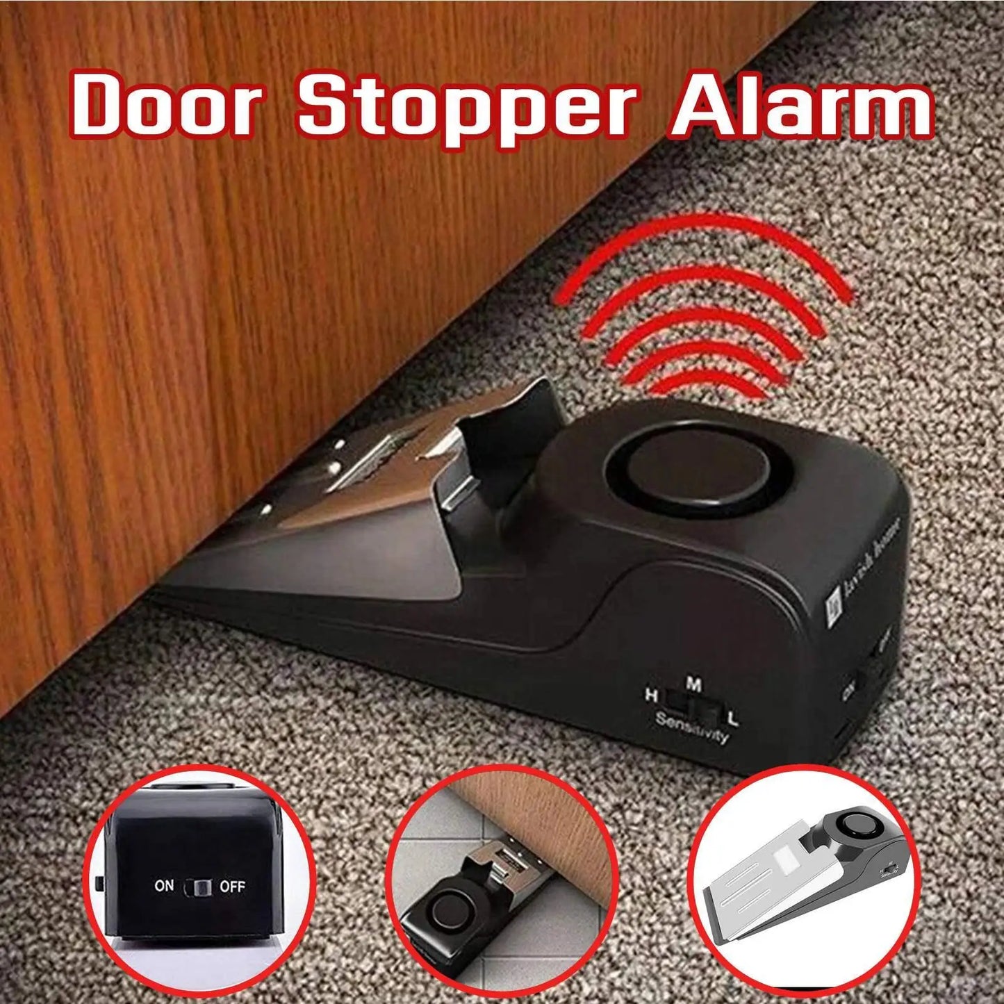 Anti-Theft Door Stopper Alarm