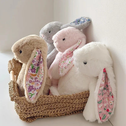 Floral Bunny Plush Toy 30cm
