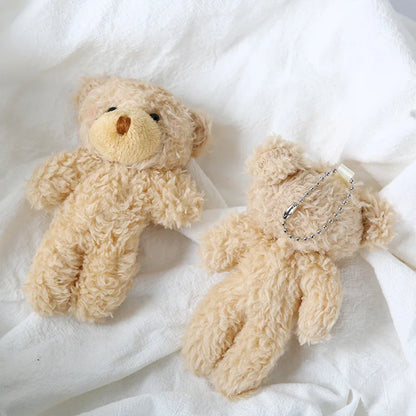 Mini Blush Teddy Plush Keychain Doll