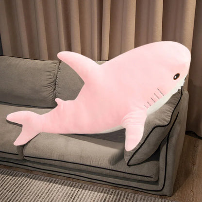 Kawaii Shark Plush Toy - Soft, Colorful, Perfect for Kids' Gifts!