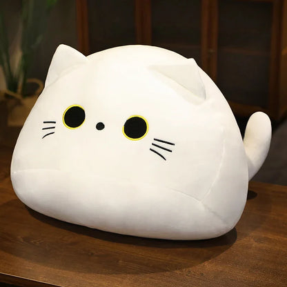 Huge Plush Animal Pillows - Adorable Cat, Piggy & Hamster Cushions