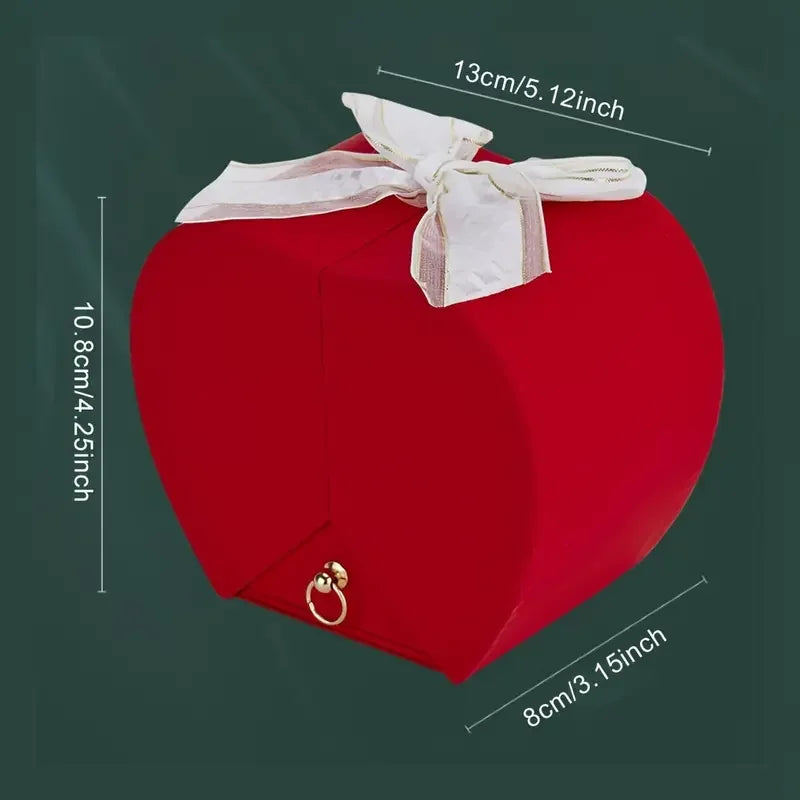 Preserved Rose Box with Necklace Gift Set