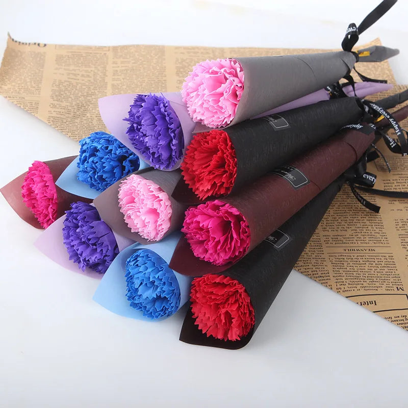 Soap Rose Bouquet Set of 10