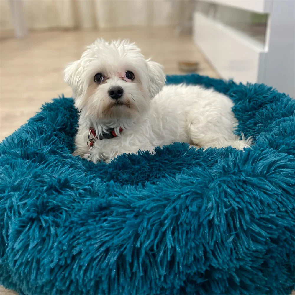 Super Soft Long Plush Dog Bed