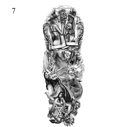 Full Arm Temporary Tattoos