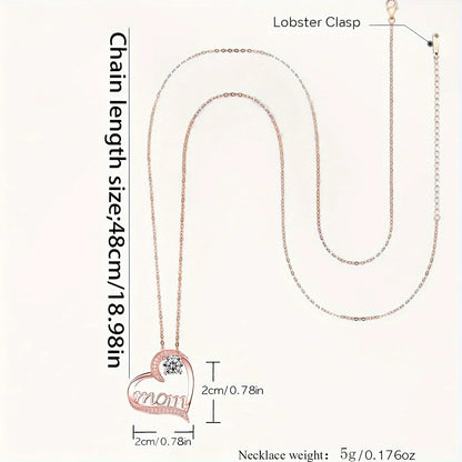Heartbeat Pendant Necklace with Teddy Bear and Rose Gift Box