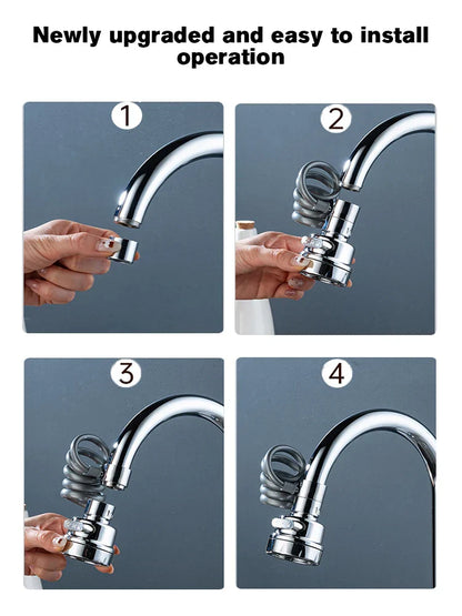 Rotating Faucet Spout.