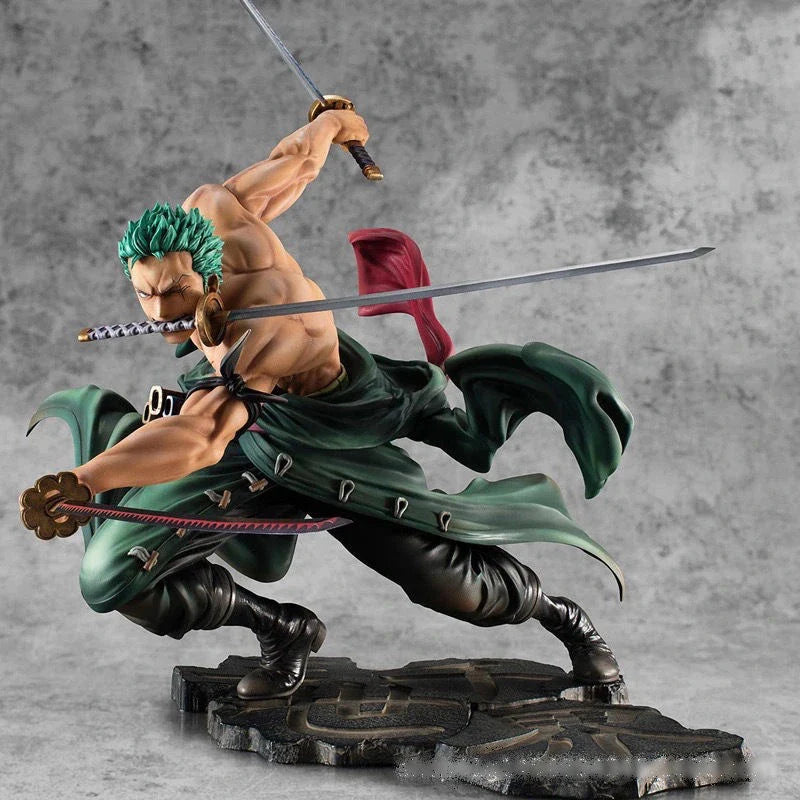 Roronoa Zoro Three-blade Sa-maximum Action Collection Figurine