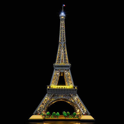 Led Light Kit For Eiffel Tower PARIS World Famous Architecture Building Blocks