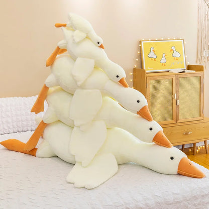 Funny Goose Plush Pillow Soft Stuffed Duck for Kids and Adults