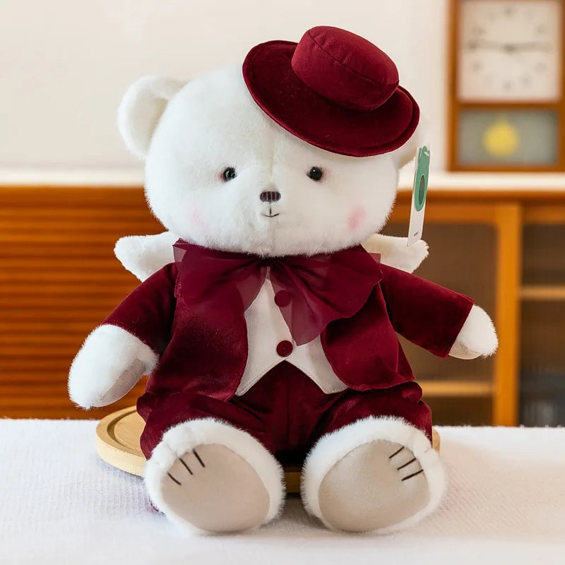 Wedding Teddy Bear Couple Plush Bride and Groom Doll
