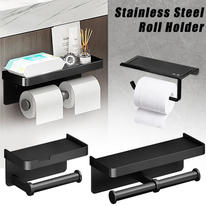 Wall-Mounted Aluminum Alloy Tissue Holder