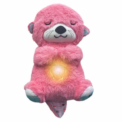 Breathing Bear Soothing Plush Toy with Music & Light for Baby Sleep