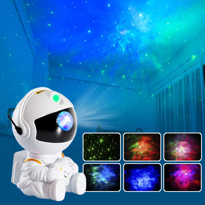 Night Light Starry Sky Astronaut Porjectors Lamp
