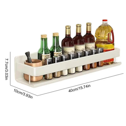 Aluminum Wall-Mounted Spices Rack