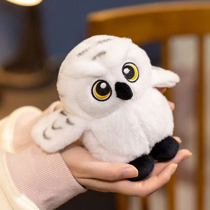 Hedwig Owl Plush Toy Soft Stuffed Animal Cute Shoulder Plush for Kids