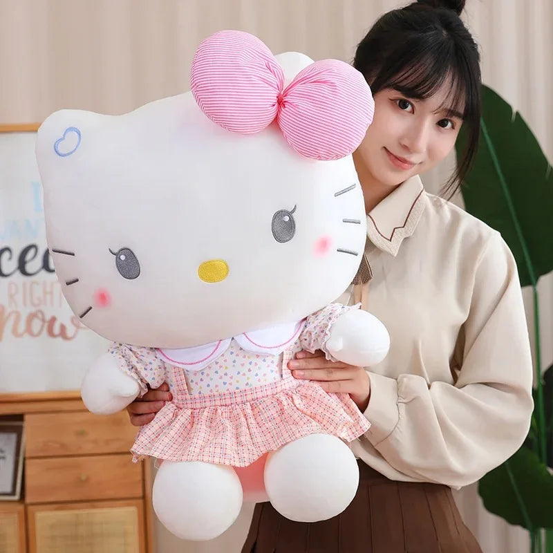 Hello Kitty Plush Pillow Soft Stuffed Doll