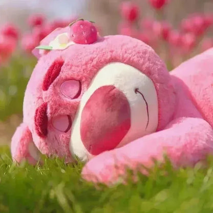 Lotso Plush Bear - Soft Strawberry Plush Pillow for Kids and Collectors