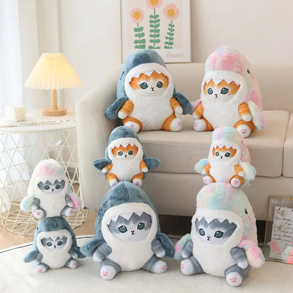 Soft Shark Cat Plush Companion