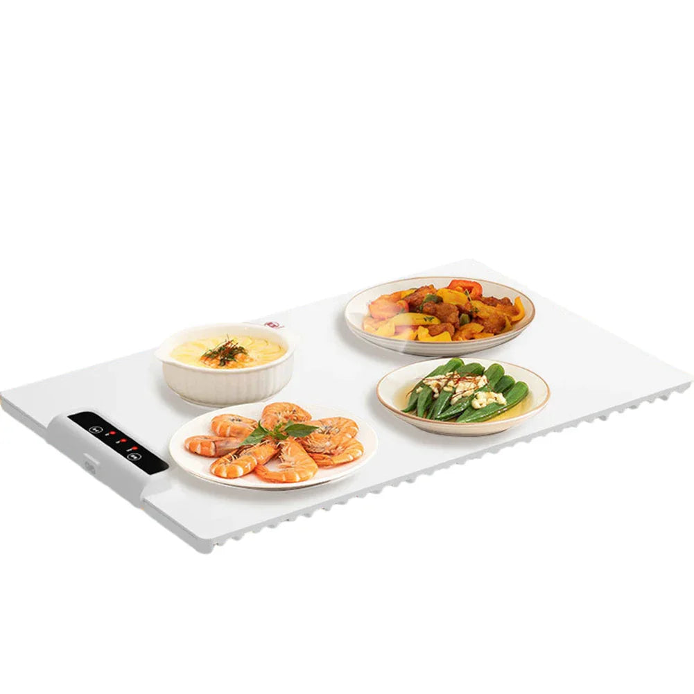 Foldable Food Warmer Tray With Adjustable Temperature