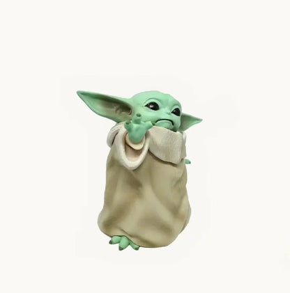 Little Baby YODA Statue Figure Toys