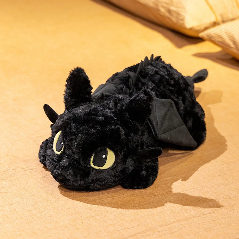 55/70cm Cute Dragon Plush Toy - Soft Stuffed Doll Pillow for Kids
