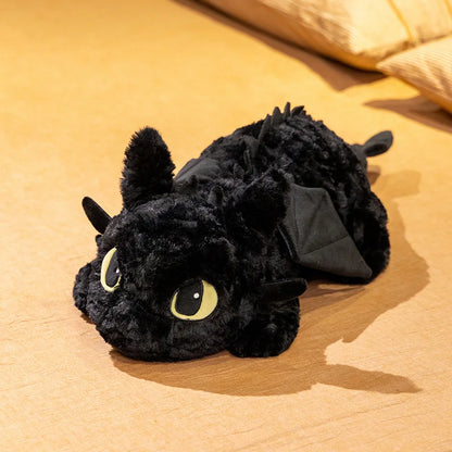 55/70cm Cute Dragon Plush Toy - Soft Stuffed Doll Pillow for Kids